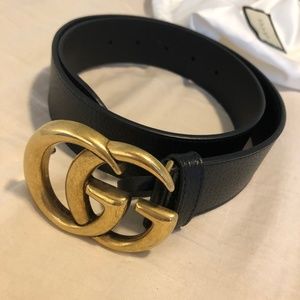 AUTHENTIC GUCCI MARAMONT BELT BLACK